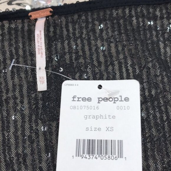 Free People Giselle Sequin Minidress - Picture 10 of 11